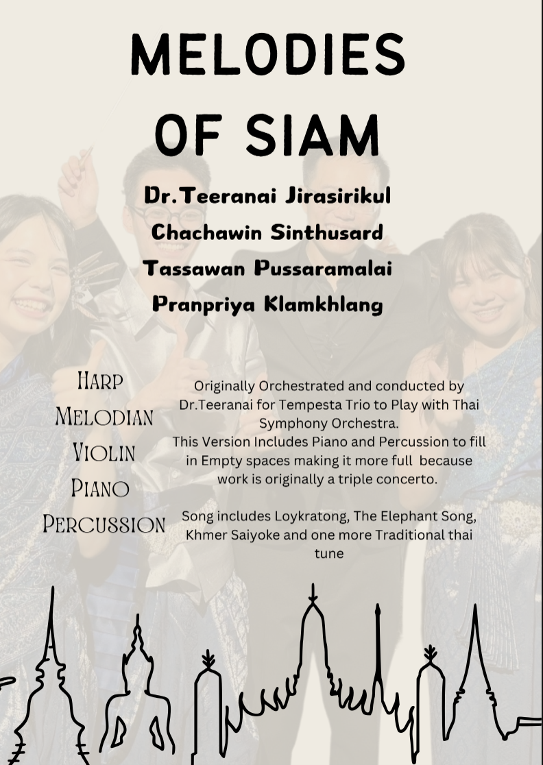 Melodies of Siam sheet music cover