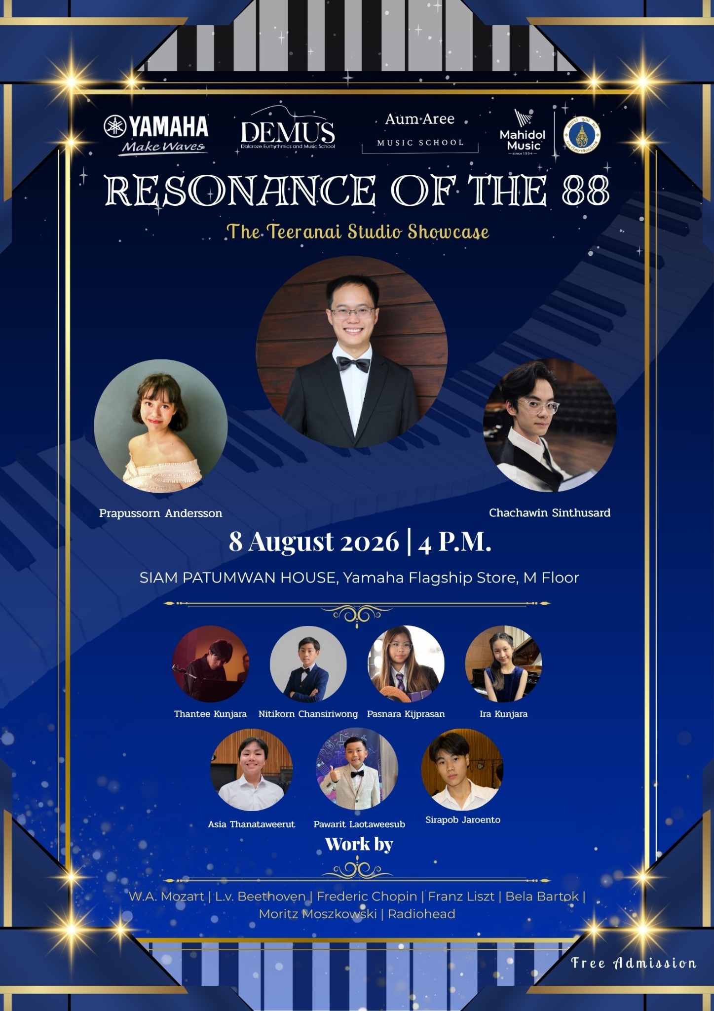 Resonance of the 88, The Teeranai Studio Showcase poster